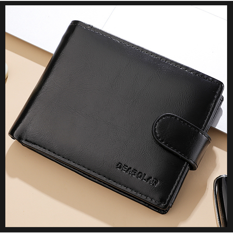 DOMPET LIPAT PRIA ORIGINAL IMPORT KULIT HITAM FREELASO WA741B5 PREMIUM KARTU ATM UANG KOIN COWOK KEREN BRANDED DISTRO REMAJA LAKI DEWASA SIMPLE TERBARU MURAH