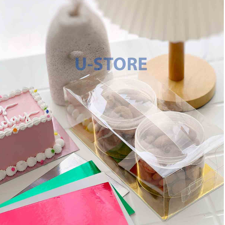 

Kotak Kue Roll Cake Bolu // Cake Box // Dus Kue Bolu Gulung, kotak hampers, cake case mika
