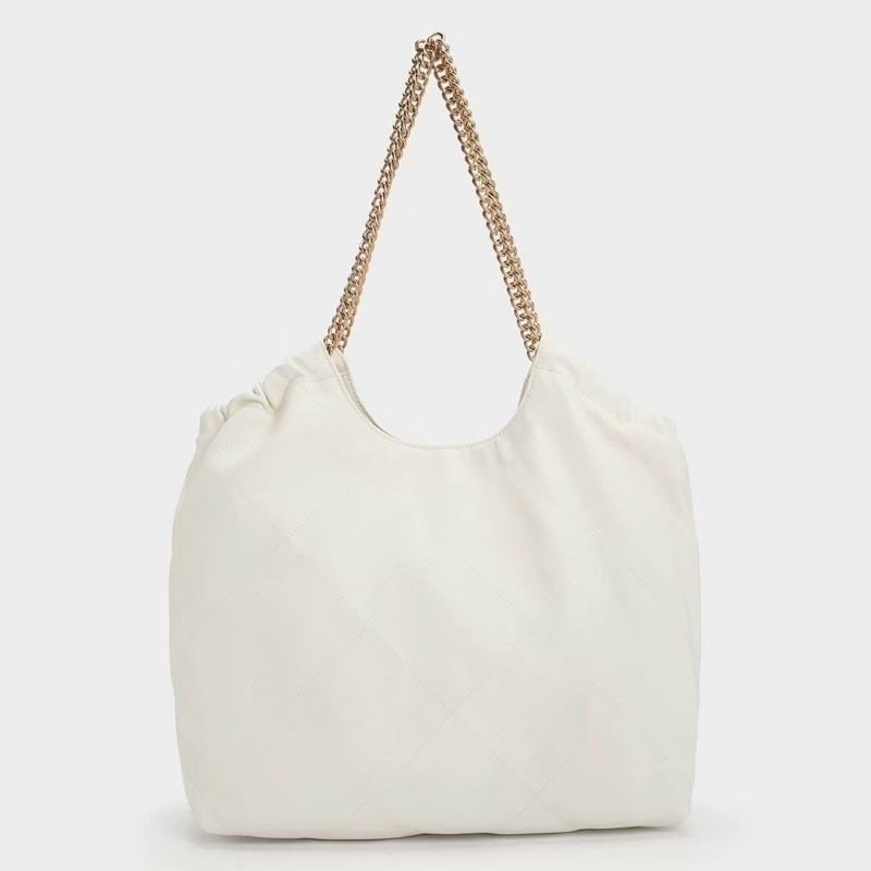 CK Braided Handle Tote Bag