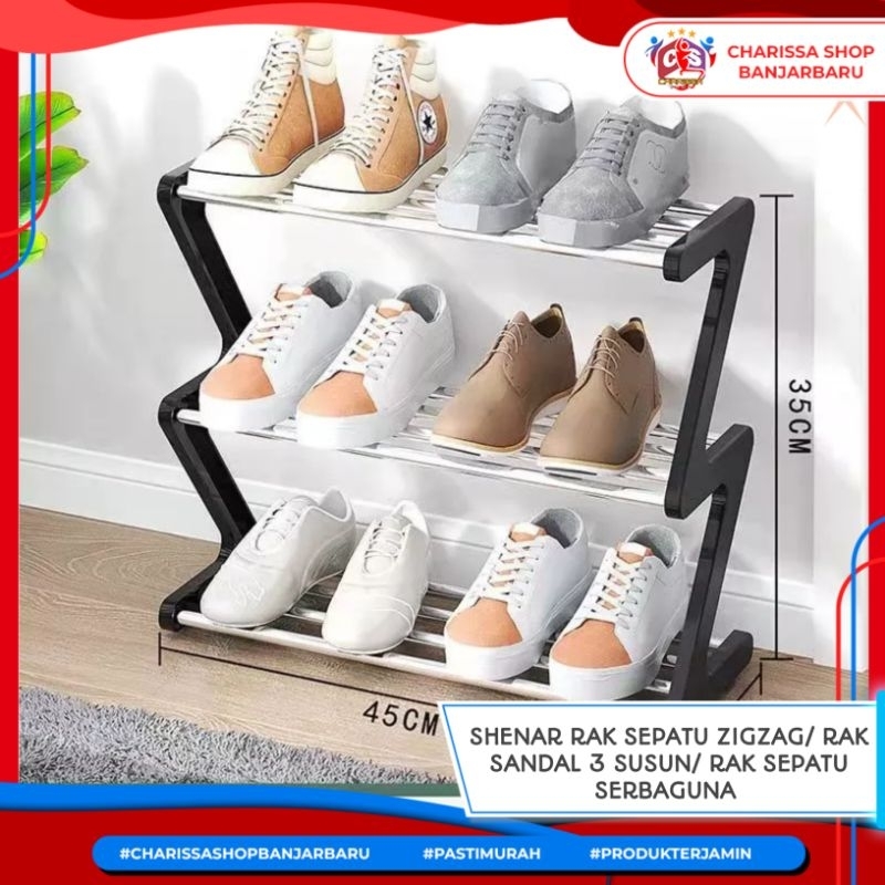 Rak Sepatu 4 Susun Rak Serbaguna Rak Sepatu 4 Susun Multifungsi Stainless Rak Sepatu Vanstar 4 Susun