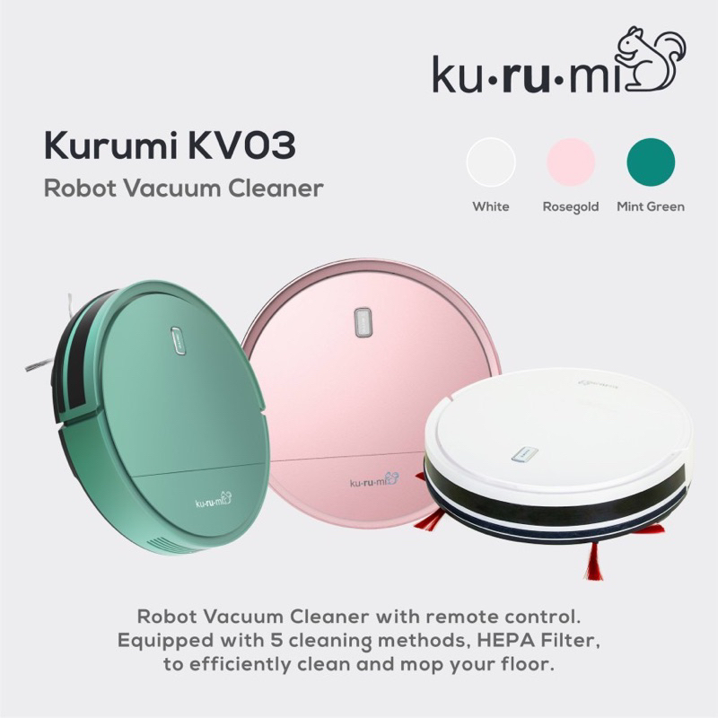 Kurumi KV 03 Robot Vacuum Cleaner