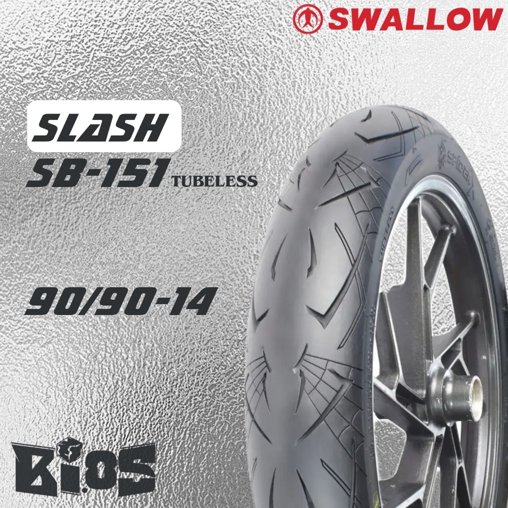 SWALLOW SPIDER X SB-166 BAN TUBELESS RING 14 UKURAN 80/90-14 &amp; 90/90-14 BAN MATIC BEAT VARIO GENIO NEX MIO LEXY