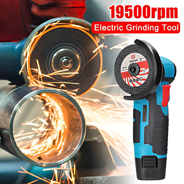 Mesin Gerinda Tangan Angle Grinder 12V Elektrik Portable 12v Multifungsi Untuk Potong / Poles Ubin Keramik / 19500RPM Angle Grinder Mesin Gerinda Tangan Listrik Angle Grinder/12V Mesin Gerinda Tangan Listrik Angle Grinder 19500RPM kecepatan tinggi Penggil