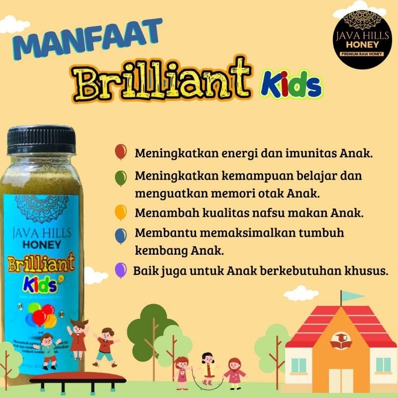 

Madu Brilliant Kids Java Hills Kecerdasan Anak 330gr