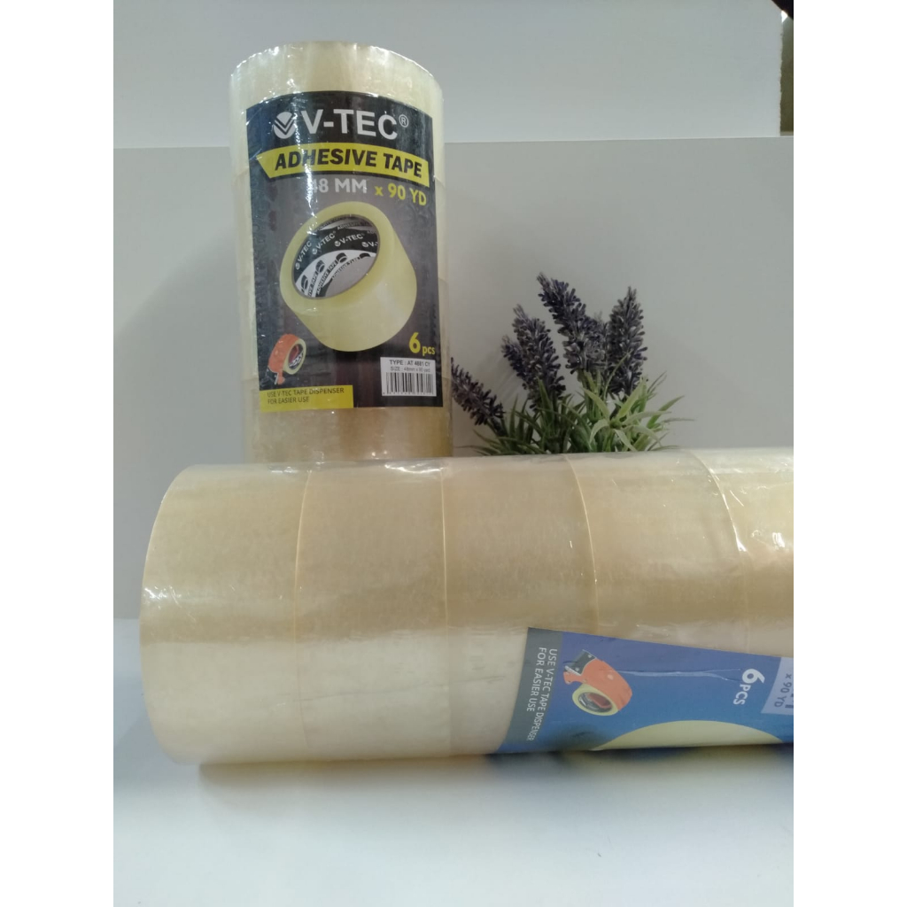 

V-TEC Adhesive Tape 48mmx90yard(6pcs/1pcs)