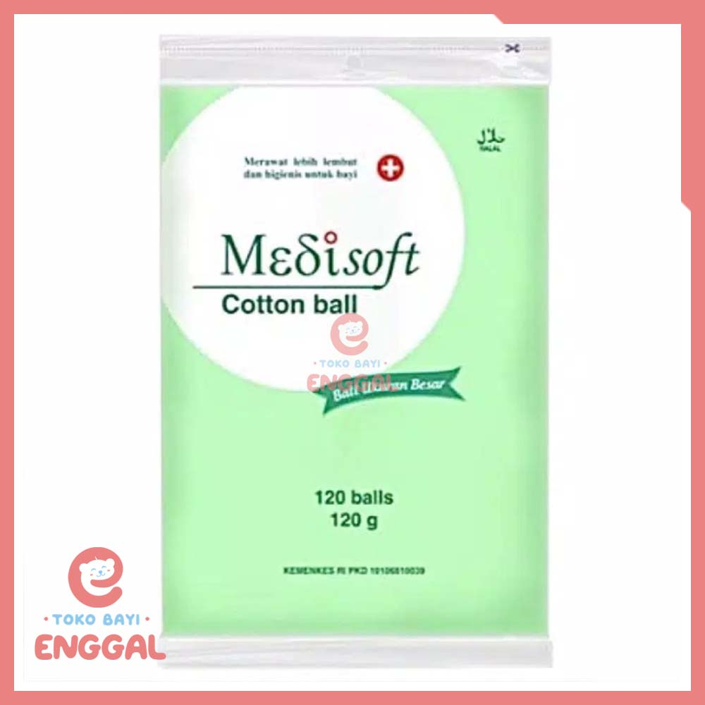 Medisoft Cotton Ball 120 Kapas Bola 120gr