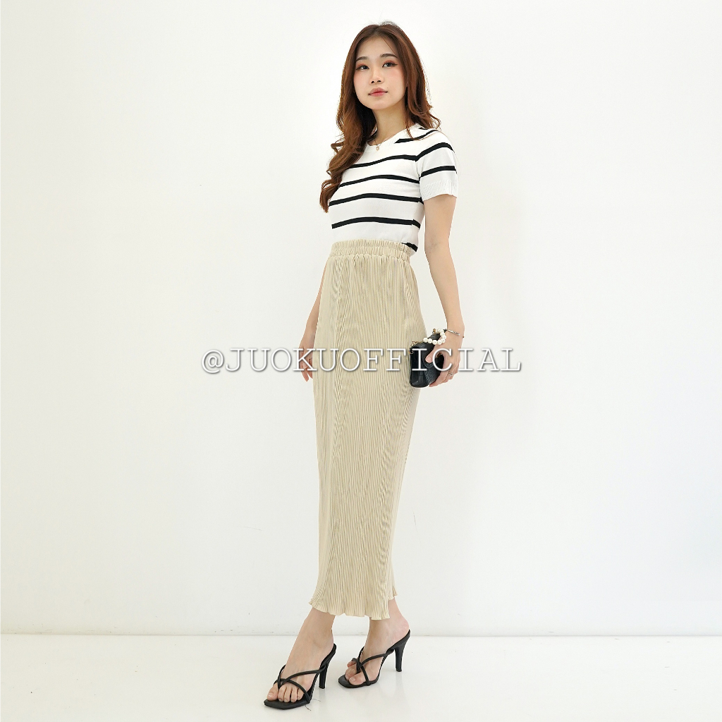 Rok Wavy Plisket Span / Rok Span / Rok Plisket / Rok Wavy / Rok Span Wavy / Pleated Skirt