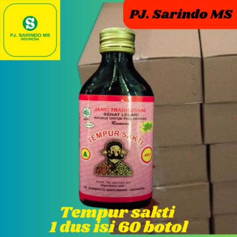 

jamu tempur sakti 1 dus isi 60 botol