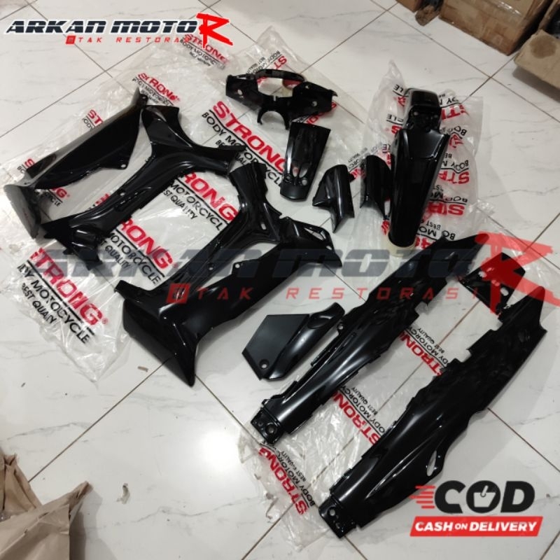 FULLSET BODY ALUS 4US F1ZR FIZR FIZ R HITAM YB MERK STRONG NON ORIGINAL