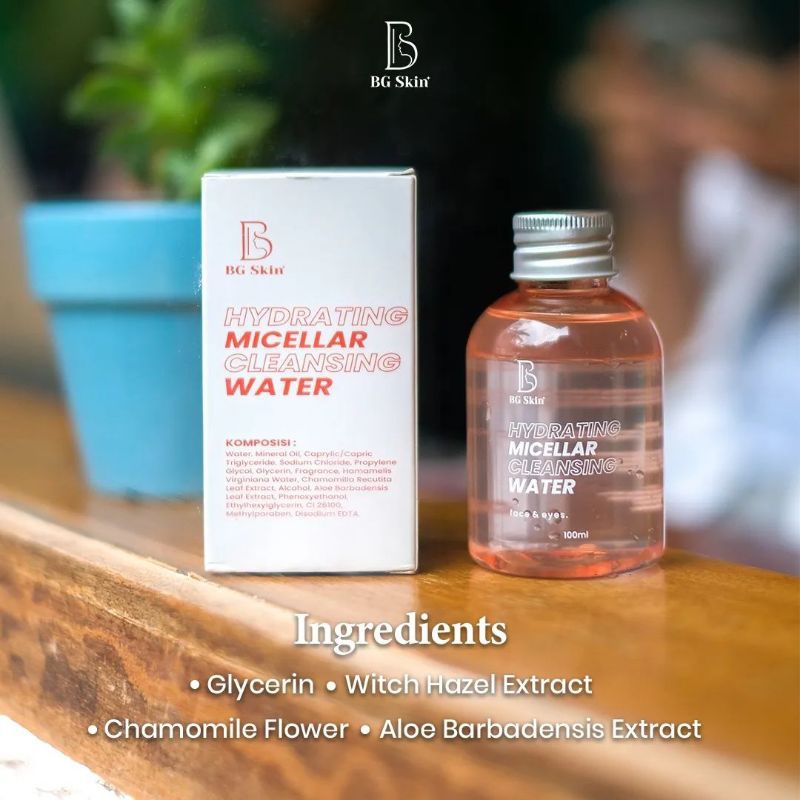 BG SKIN MICELLAR WATER HYDRATING CLEANSING DOUBLE CLEANSING