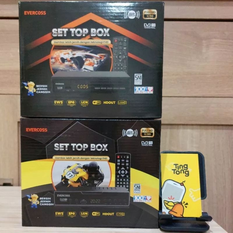 PROMO STB|SET BOX|SET TOP BOX|EVERCOSS STB EVERCOOS PRIME MAX DVB T2 02 03