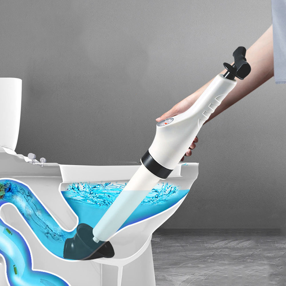 Tembakan Plunger Toilet Powerful Dredger - EM7 - White