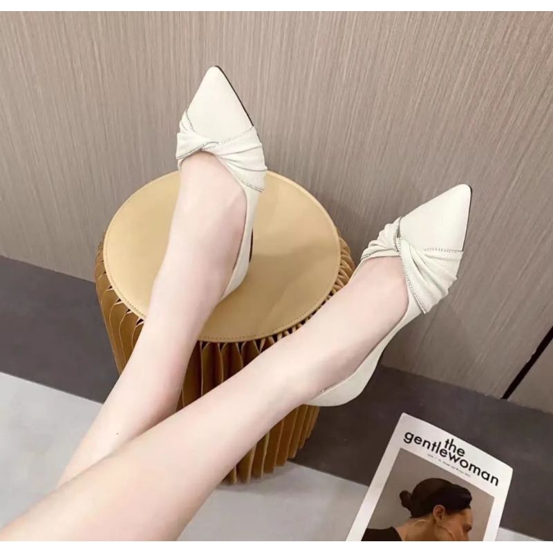 FLAT ZIPPER RIBBON - Flatshoes Sandal Wanita RS 45