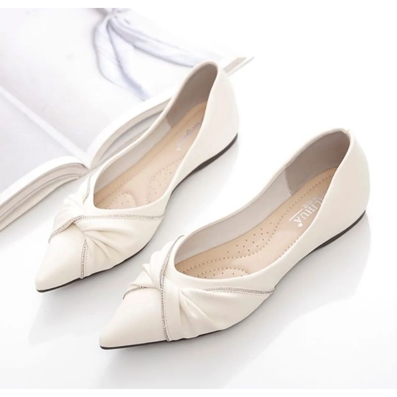FLAT ZIPPER RIBBON - Flatshoes Sandal Wanita RS 45
