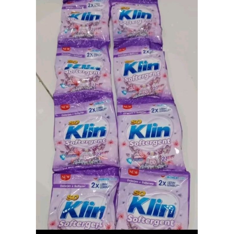 SOKLIN SOFTERGENT BUBUK RENCENG  ISI 6pcs