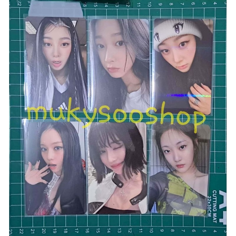 Photocard aespa aab benefit / bene / pob my world winter giselle ningning
