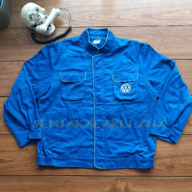 Vintage Volkswagen  Mechanic Work Jacket. not nascar flat4 mooneyes