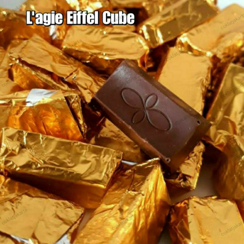 

L'agie Coklat Eiffel Cube 250 Gr