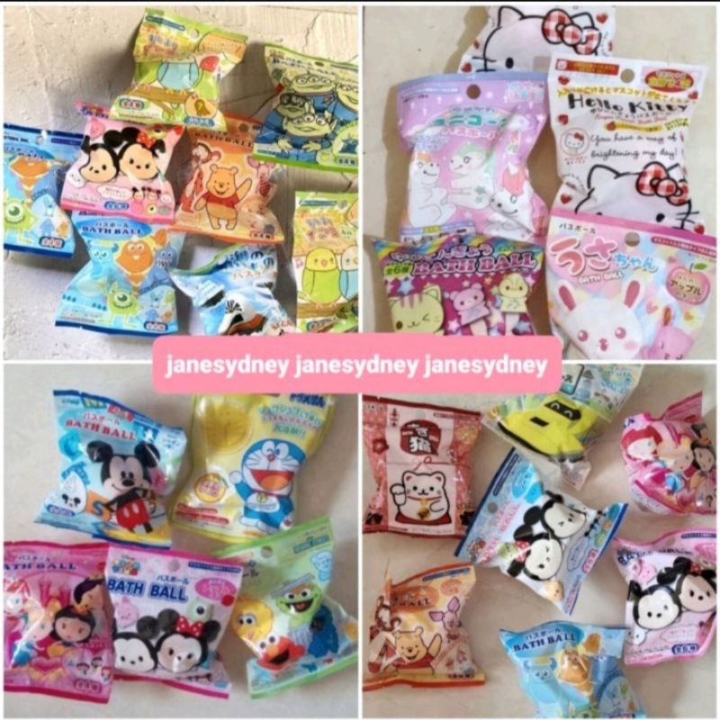 Bathbomb Bathball Bath Bomb Bath Ball with Surprise Toy Surprise Mickey Minnie Pokemon Doraemon Elmo