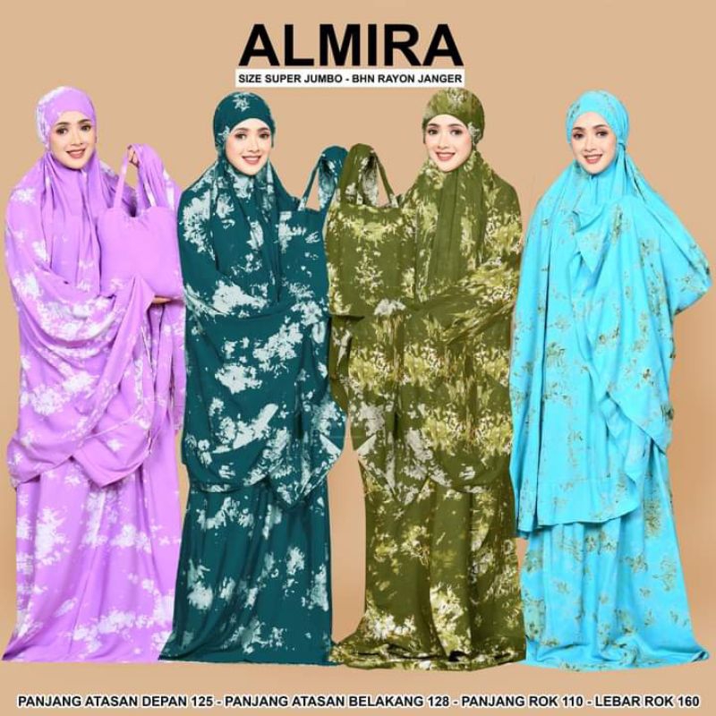 MUKENA SUPER JUMBO ALMIRA (GESER GAMBAR)