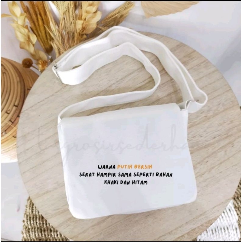 tas selempang wanita tas sling bag hako kanvas