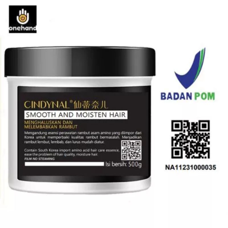 Masker Creambath Pelurus Rambut Tanpa Catok Cyndinal BPOM Masker Rambut Keratin ala Korea Smoothing
