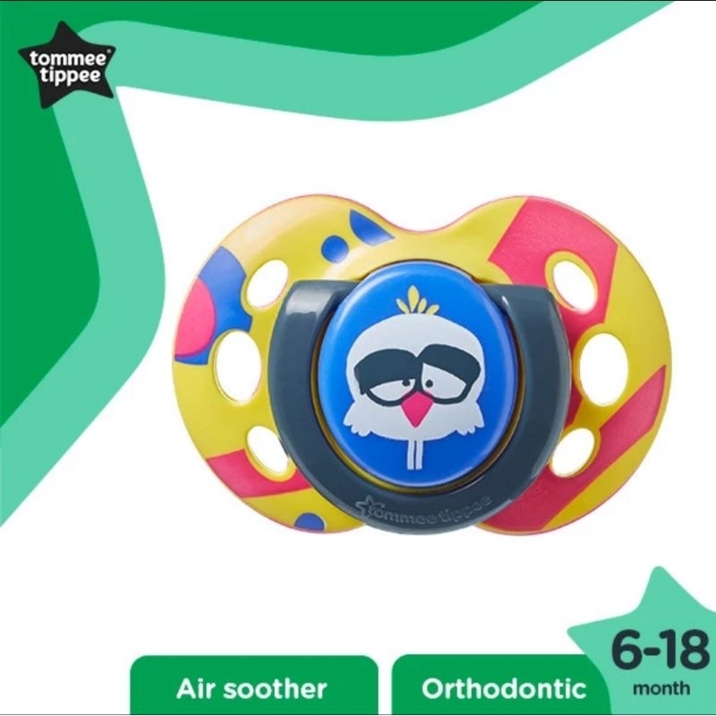 Tommee Tippee Orthodontic Air Soother 6-18 Bln - Empeng Dot Bayi