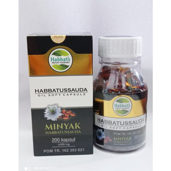 Habbatussauda Oil Soft capsule Suplemen Herbal || Habbatussauda Oil Soft Minyak Habbatussauda