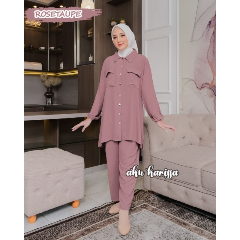 ONE SET VIOLA ORI AKU KARISSA SETELAN WANITA TERBARU KEKINIAN