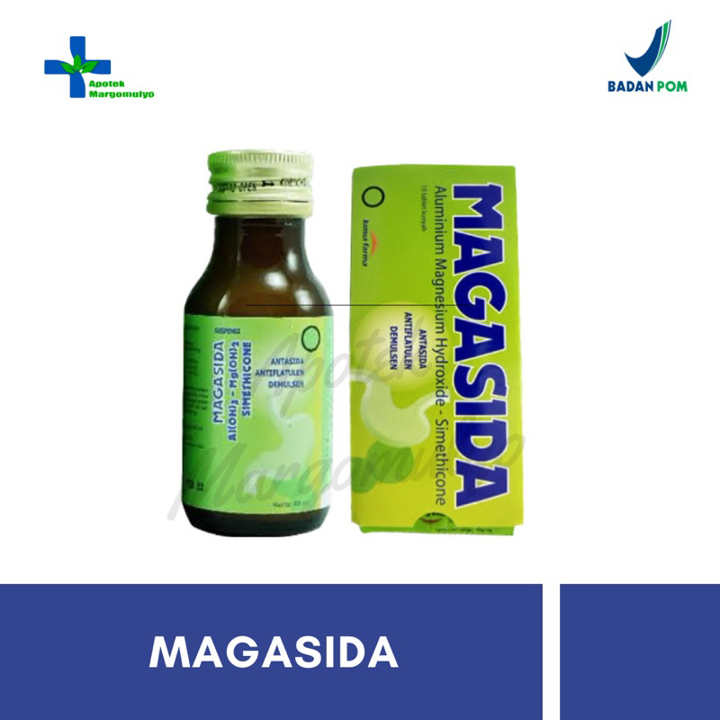 Magasida Sirup 60ml/Magasida Tablet - Obat Maag