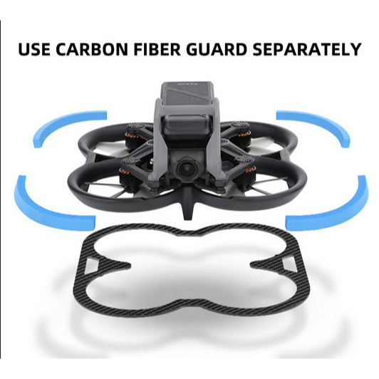 Sunnylife Carbon Fiber Propeller Guard Protector EVA Strip for DJI FPV