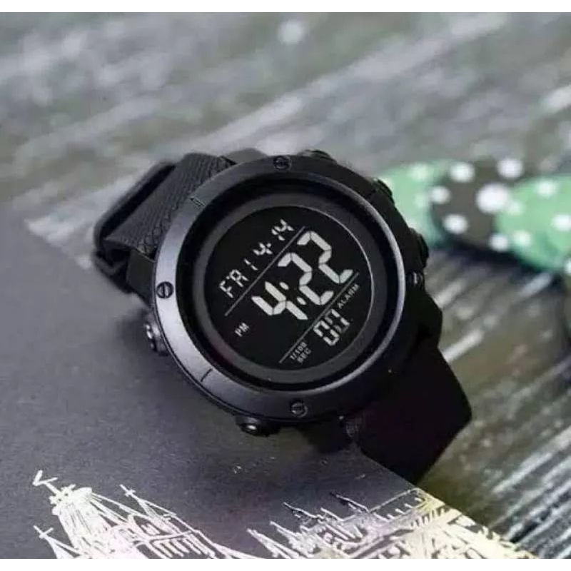 Tam tangan skmei 1426 jam tangan digital Dual Time Anti Air Original