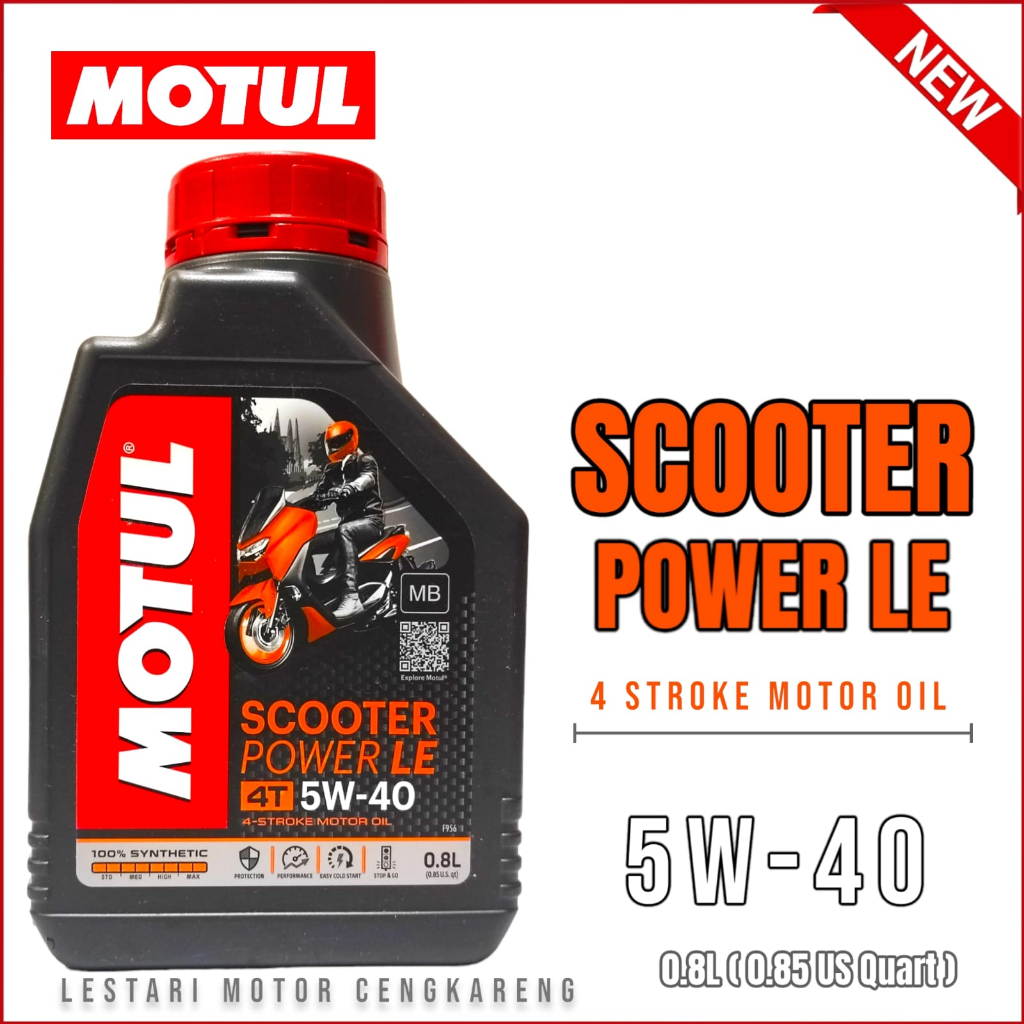 OLI MOTOR MOTUL SCOOTER POWER LE 4T 5W40 - 0.8