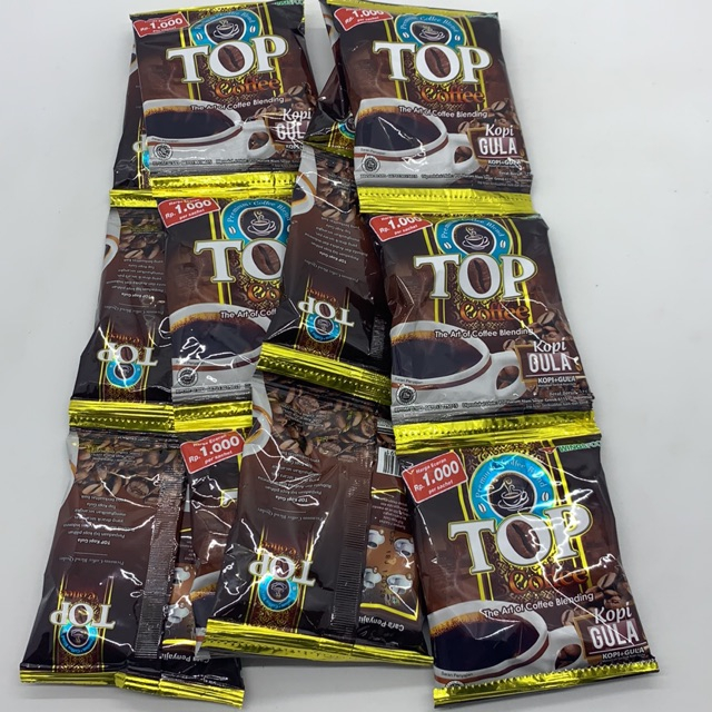 

Top Coffe Gula Kopi + Gula 25g X 12's