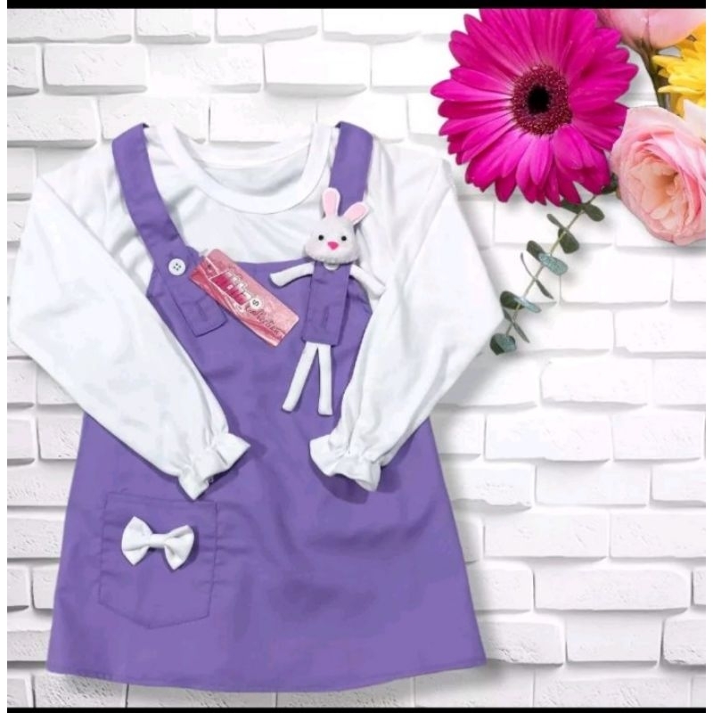 ONE SET ROK OVERALL USIA 1-5 TAHUN