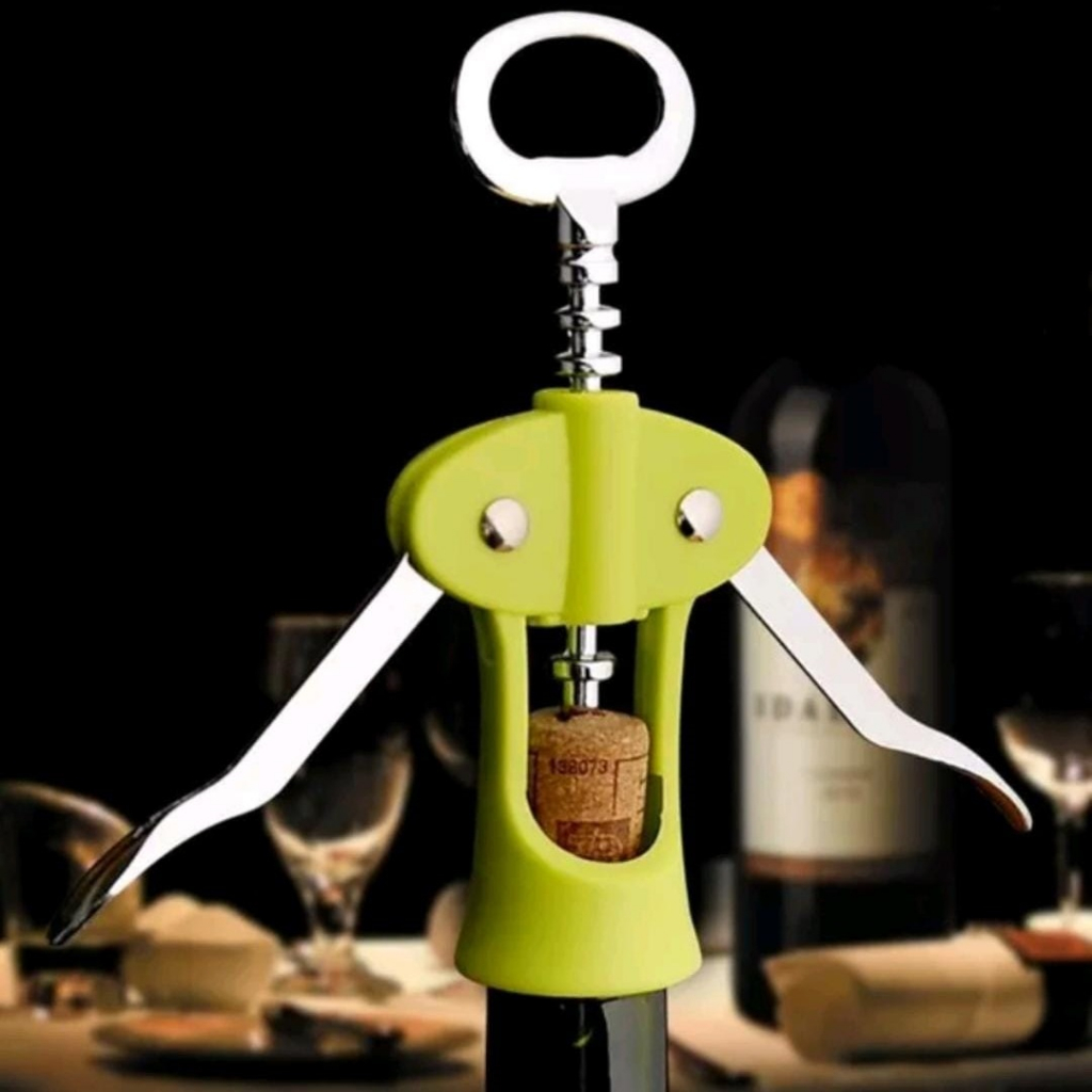 Wine Opener Wine Screw Corkscrew Alat Pembuka Botol Wine Anggur