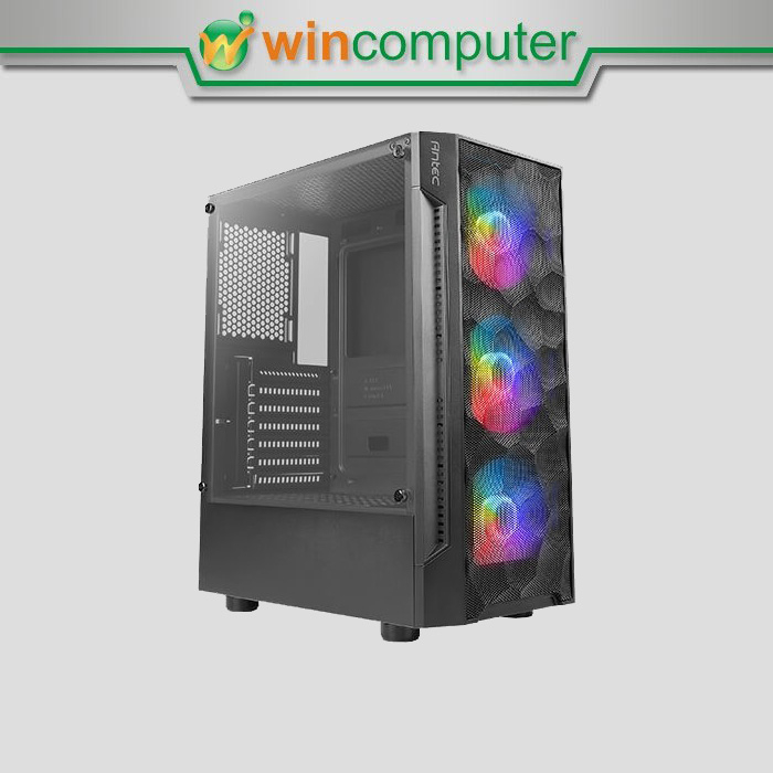 Casing PC Antec NX260 - Tempered Glass Window, ATX, 3x Fan 12cm