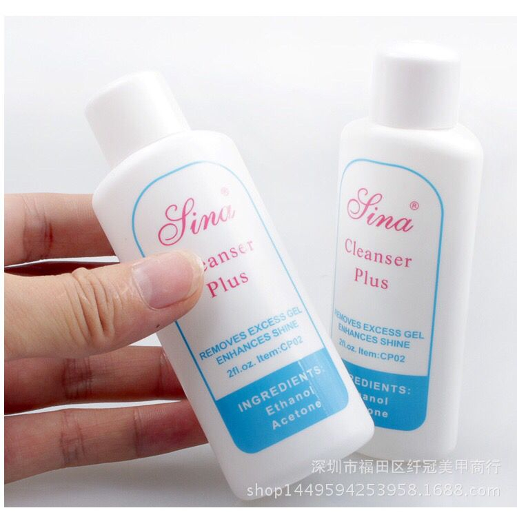 Sina Cleanser Plus Cairan Pembersih Kutek Gel Nailart Nail Art Cat Kuku Kuteks