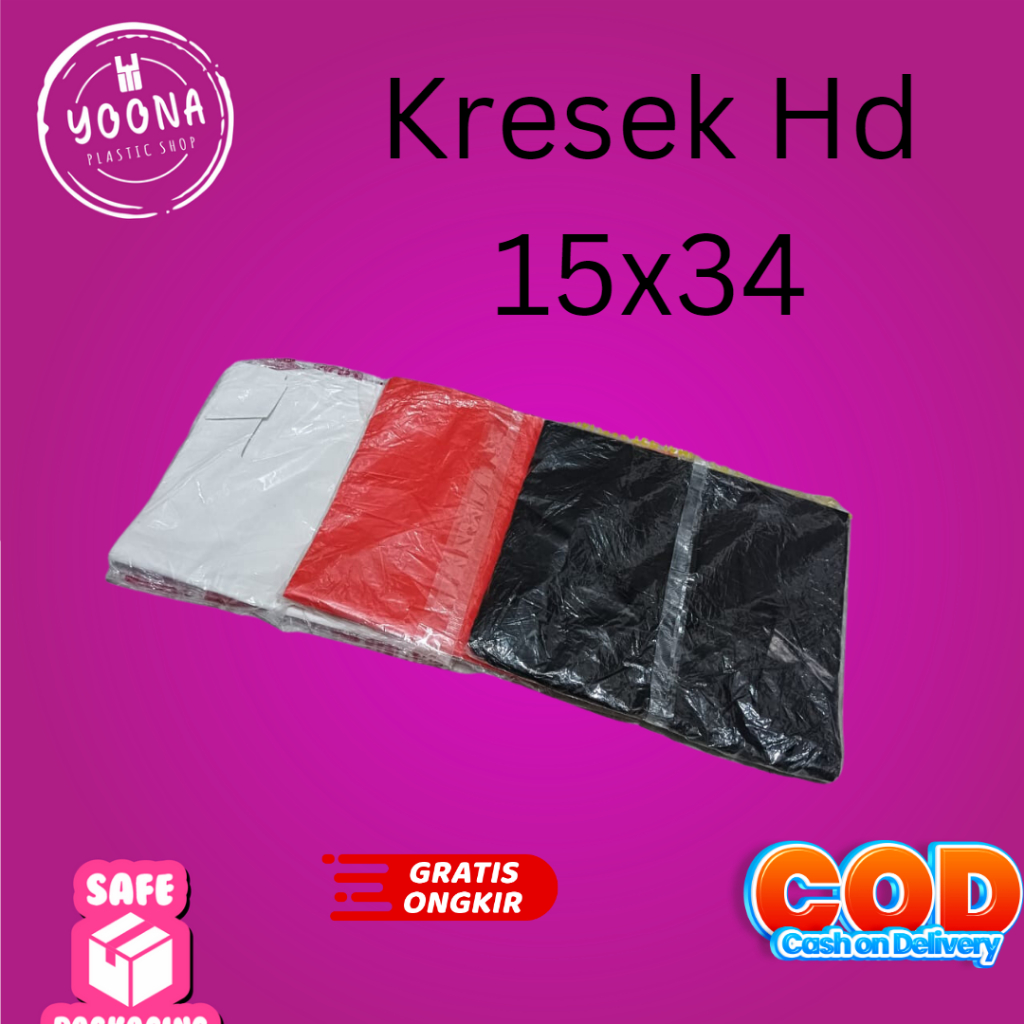 Kantong Kresek HD | Kresek HD | Kresek HD Pack | Kresek HD 15x34