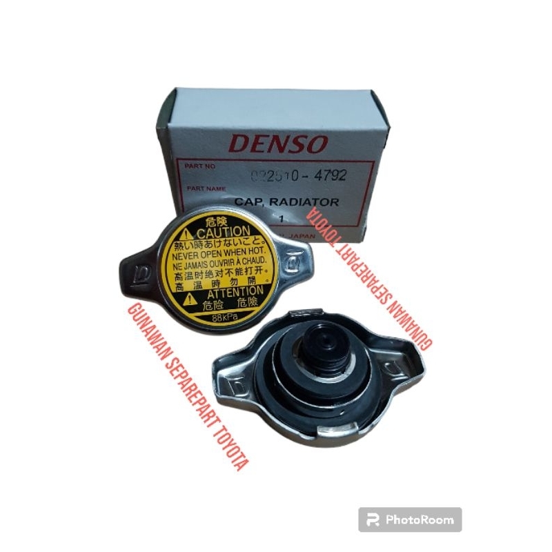 TUTUP RADIATOR CAP RADIATOR TOYOTA COROLLA GREAT ALLNEW SOLUNA TWINCAM AE92 ORIGINAL DENSO