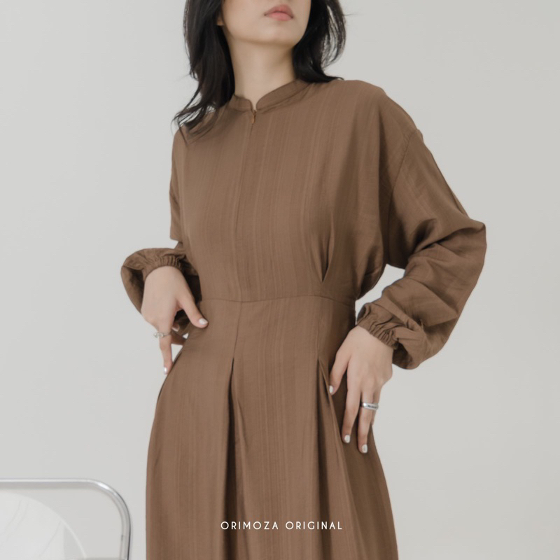 Dress Polo Linen Oversize Busui Lalisa