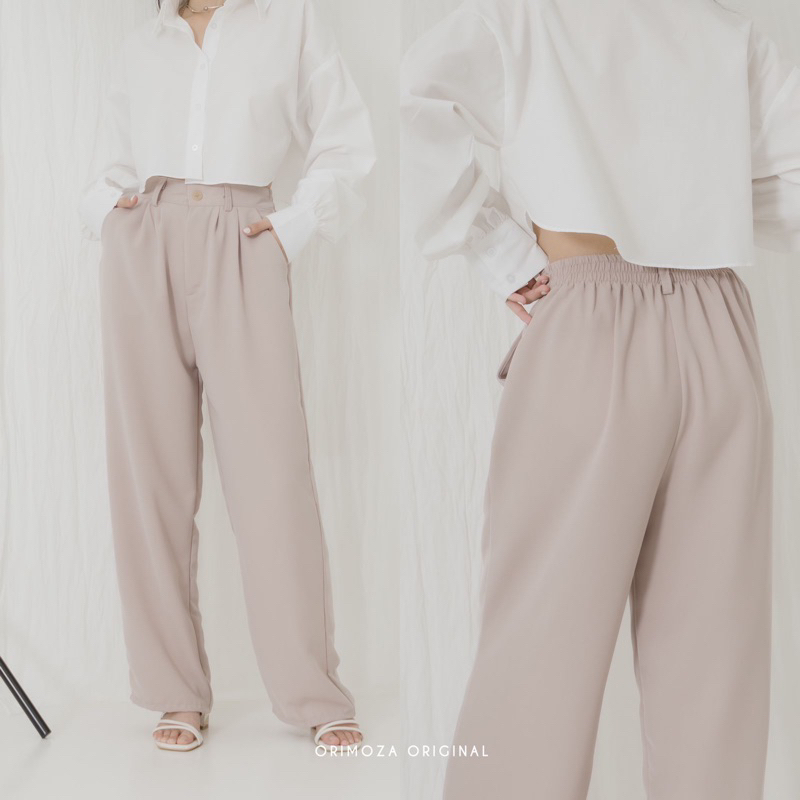 Celana Kulot Loose Pants Trousers Wanita