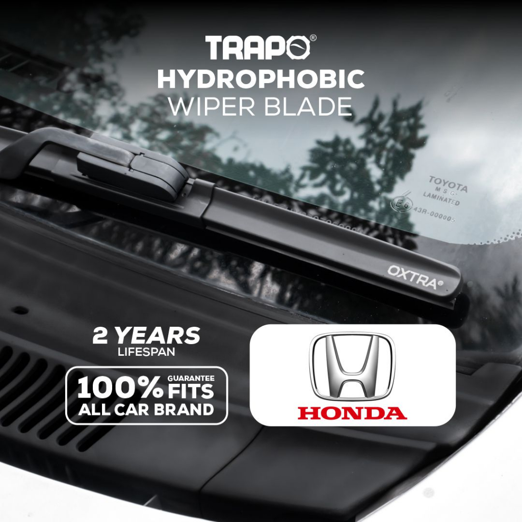 Trapo Hydrophobic Wiper Blade One Set (2pcs) - Mobil Honda