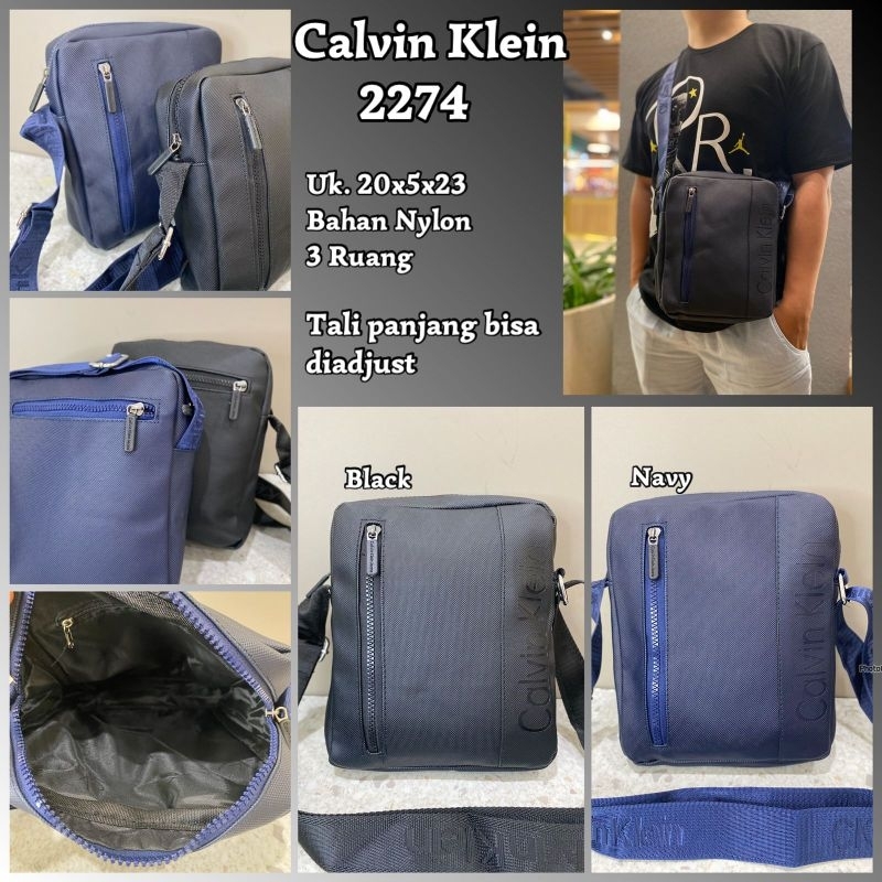 Sling bag pria/tas selempang pria waterproof