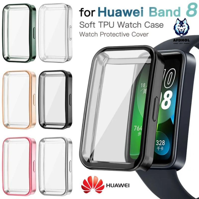 BUMPER TPU CASE HUAWEI BAND 8 SOFT SILICONE SILIKON FULL COVER SHELL CASING COVER BODY SCREEN PELINDUNG ANTI GORES LAYAR HUAWEI BAND 8 PROTECTOR BODY SCREEN GUARD LCD HUAWEI BAND 8 SOFT TPU SILICONE CASE PROTECTOR SCREEN GUARD LAYAR LCD BODY HUAWEI BAND 8