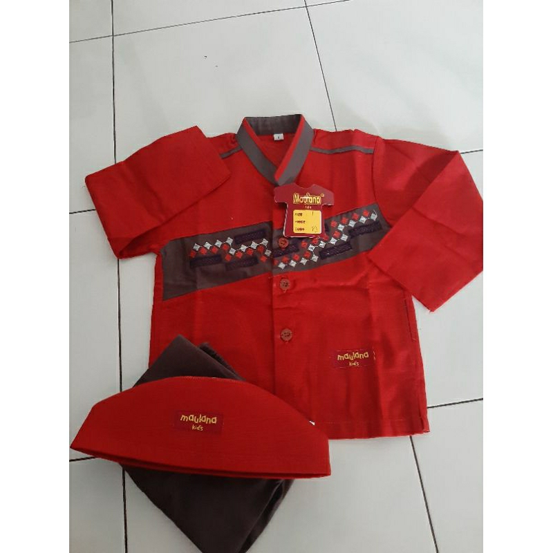 BAJU KOKO MUSLIM ANAK LAKI LAKI COWOK KATUN SEGARET HALUS PREMIUM