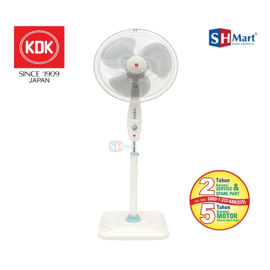 KIPAS ANGIN BERDIRI KDK 16 INCH TIMER + RODA WK-40E1 STAND FAN KDK GARANSI RESMI