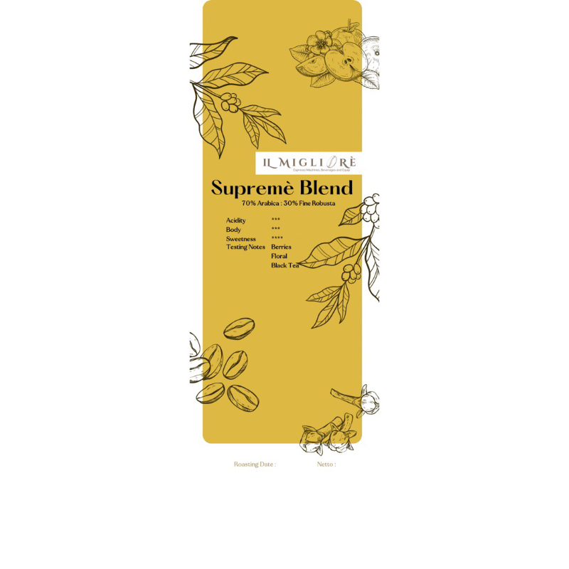 

[BIJI_KOPI]Supreme Blend 70 Arabica : 30 Robusta