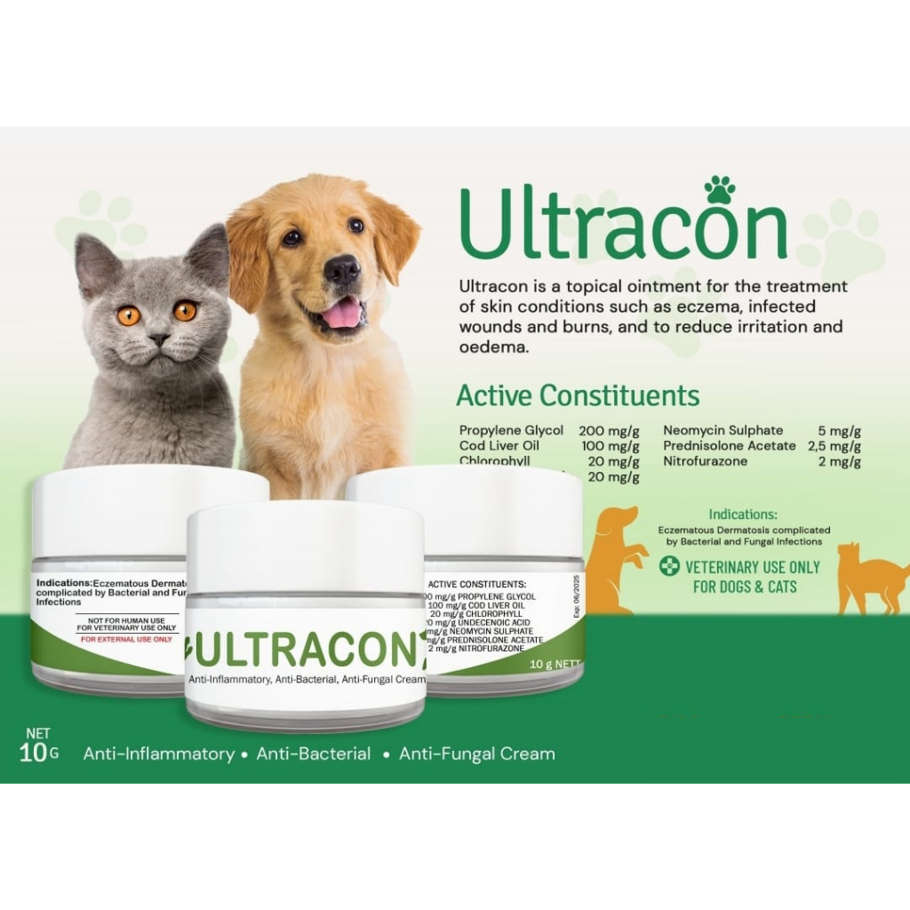 Salep Jamur Kucing Anjing ULTRACON 10G