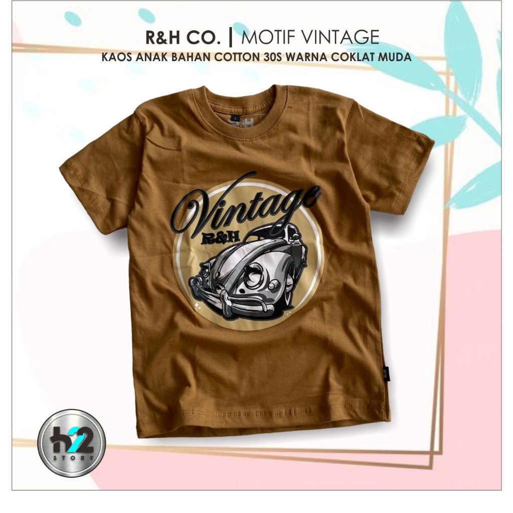 Kaos Anak Distro Baju Anak Distro Bahan Cotton 30S  Kekinian By H22Story